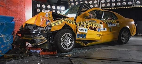 ADAC-Crashtest mit dem Brilliance BS6. Foto: ADAC